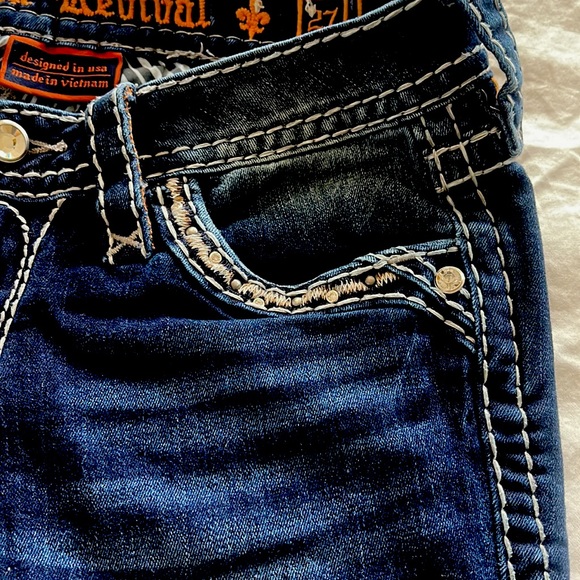Rock Revival jeans size 27 mid rise perfect condition! - Picture 3 of 10